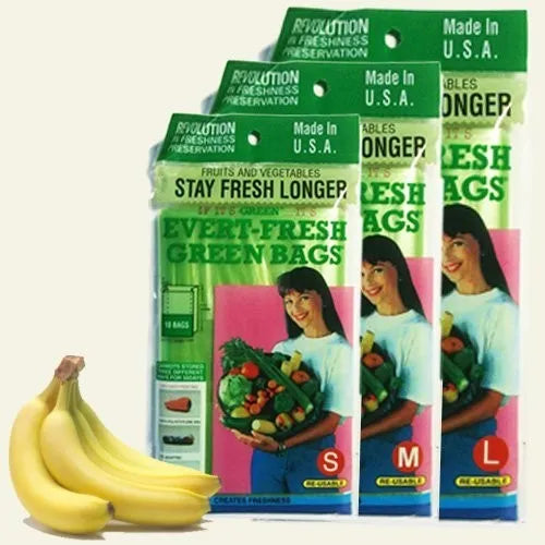 EVERT FRESH Green Bags - Small, Pack of 10