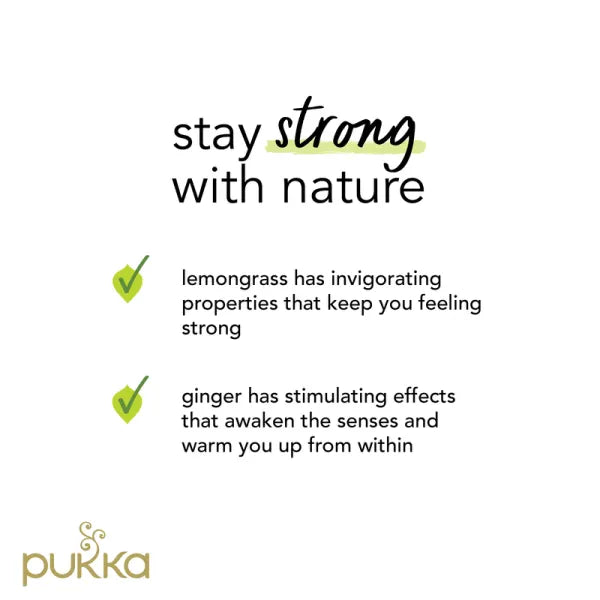Pukka Tea Lemongrass & Ginger Tea 20tbags