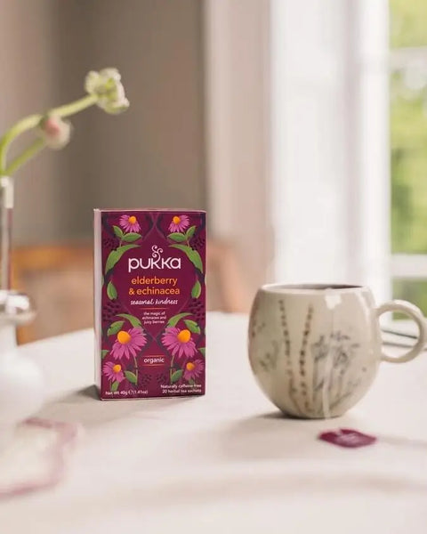 Pukka Tea Elderberry & Echinacea Tea with Elderflower 20tbags