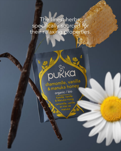 Pukka Tea Chamomile, Vanilla & Manuka Honey Tea 20tbags