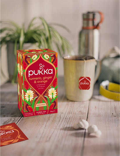 Pukka Tea Turmeric, Ginger & Orange 20tbags