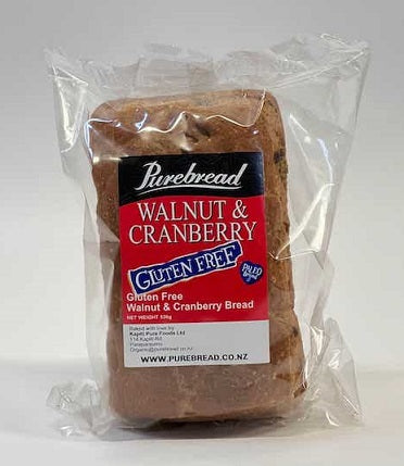 Purebread Gluten Free Walnut & Cranberry Loaf