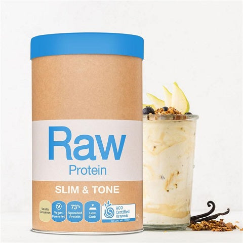 Amazonia Raw Slim & Tone Protein Vanilla Cinnamon 500gm