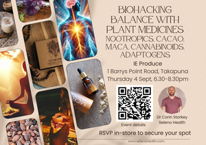 Biohacking Balance w Plant Medicines Nootropics, Cacao, Maca, Cannabinoids, Adaptogens