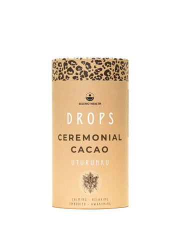 Seleno ORGANIC UTURUNKU CEREMONIAL CACAO PASTE DROPS - 250G