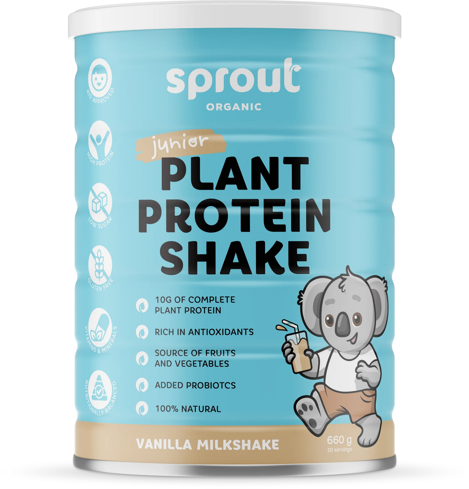 Sprout Organic Junior Plant Protein Shake Vanilla 660gm