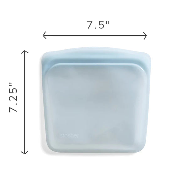 Stasher Reusable Silicone Sandwich Bag Clear 450ml