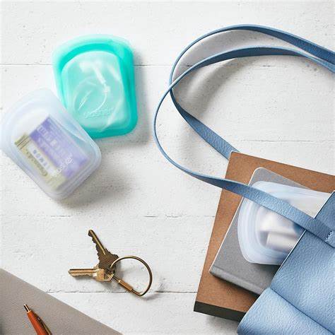 Stasher Pocket Bag 2pcs Cear & Lavender