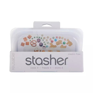 Stasher Bag SNACK BAG - Clear