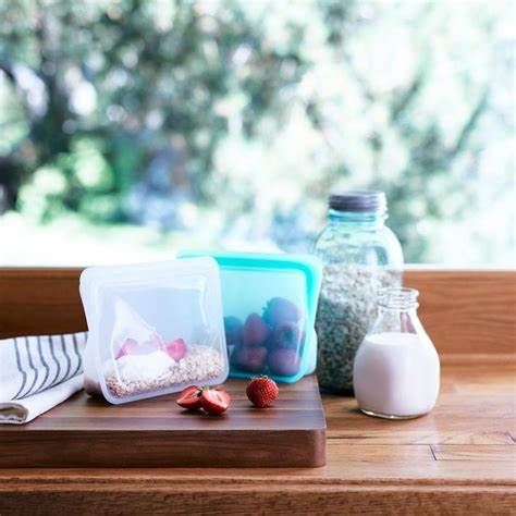Stasher Bag STAND-UP MINI BAG - White - 30% off