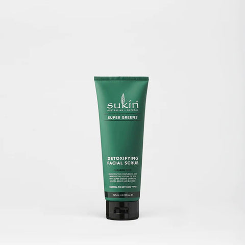 Sukin Super Greens DETOXIFYING FACIAL SCRUB | SUPER GREENS 125ML