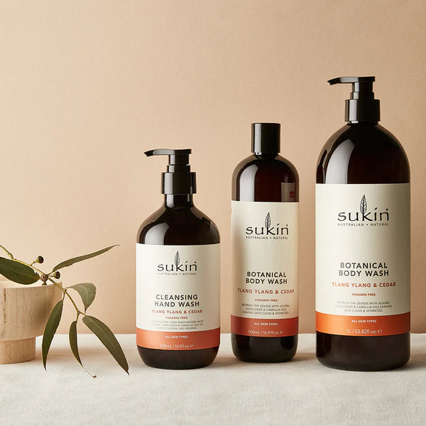 Sukin CLEANSING HAND WASH -YLANG YLANG & CEDAR | 500 ML