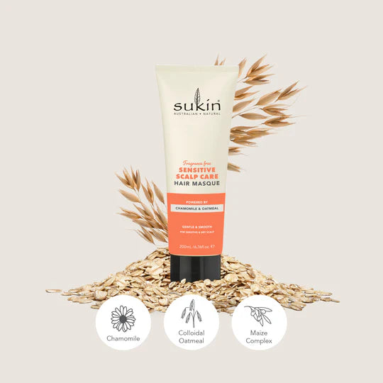 Sukin SENSITIVE SCALP CARE HAIR MASQUE | 200ML - 20% off