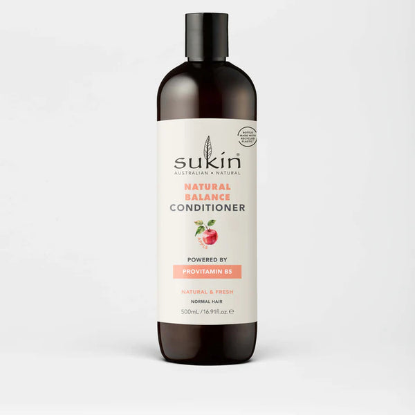 Sukin APPLE NATURAL BALANCE CONDITIONER | FRUITY HAIRCARE | 500ML - 20% off
