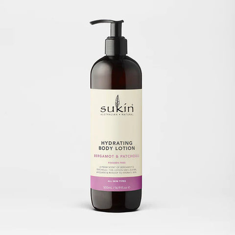 Sukin Body BOTANICAL BODY WASH | BERGAMOT & PATCHOULI | 500 ML