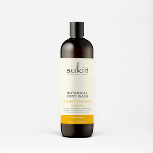 Sukin Body BOTANICAL BODY WASH | PINEAPPLE & COCONUT | 500 ML