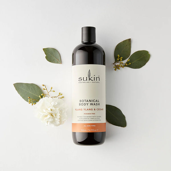 Sukin Body BOTANICAL BODY WASH | YLANG YLANG & CEDAR | 500 ML