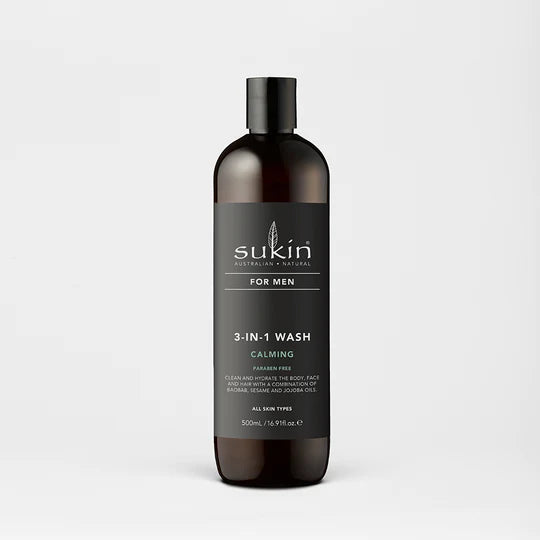Sukin Body 3-IN-1 CALMING BODY WASH | FOR MEN | 500 ML - 30% OFF