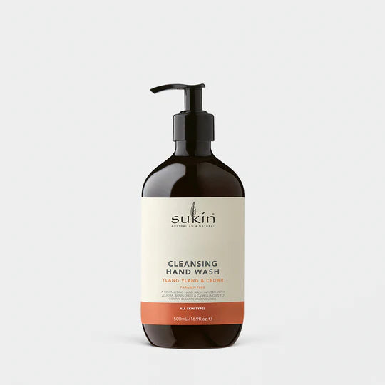 Sukin CLEANSING HAND WASH -YLANG YLANG & CEDAR | 500 ML