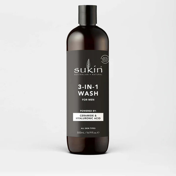 Sukin MEN'S 3 IN 1 WASH 500ML - 20% off