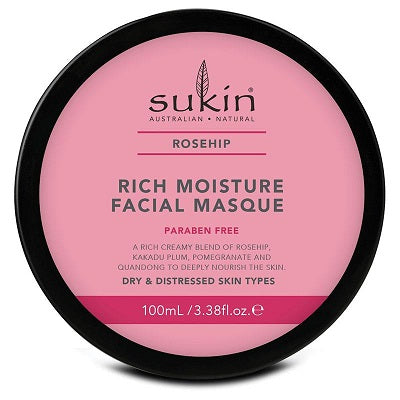 Sukin Rosehip Rejuvenating Facial Masque 100ml.