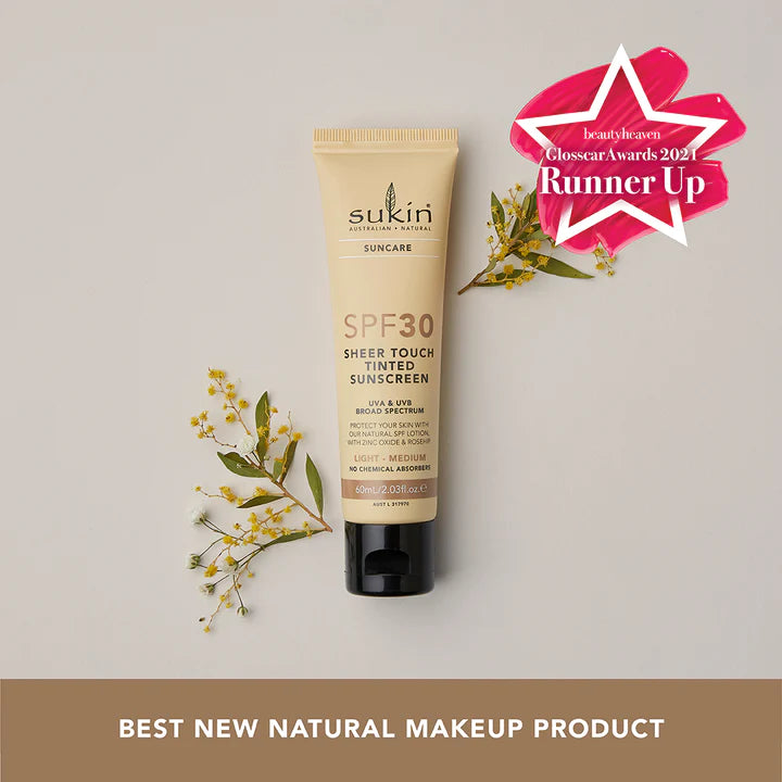 Sukin SPF30 SHEER UNTINTED SUNSCREEN 60 ML On line IE Produce