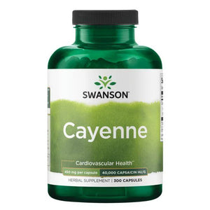 Swanson Cayenne Premium - 40,000 Capsaicin HU/G 300caps