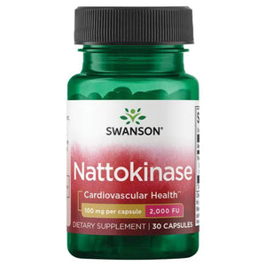 Swanson Nattokinase 2,000 Fibrinolytic Units 100mg 30caps