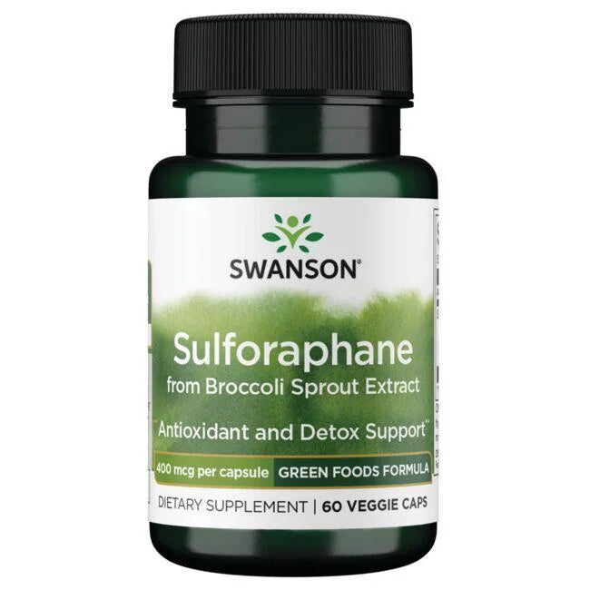 Swanson Sulforaphane from Broccoli Sprout Extract 400mcg 60vcaps