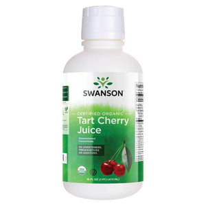 Swanson Tart Cherry Juice - Certified Organic Unsweetened Concentrate 473ml