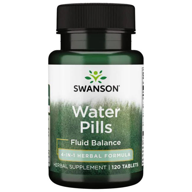 Swanson Water Pills Fluid Balance Best Weight-Control Formulas 120tabs