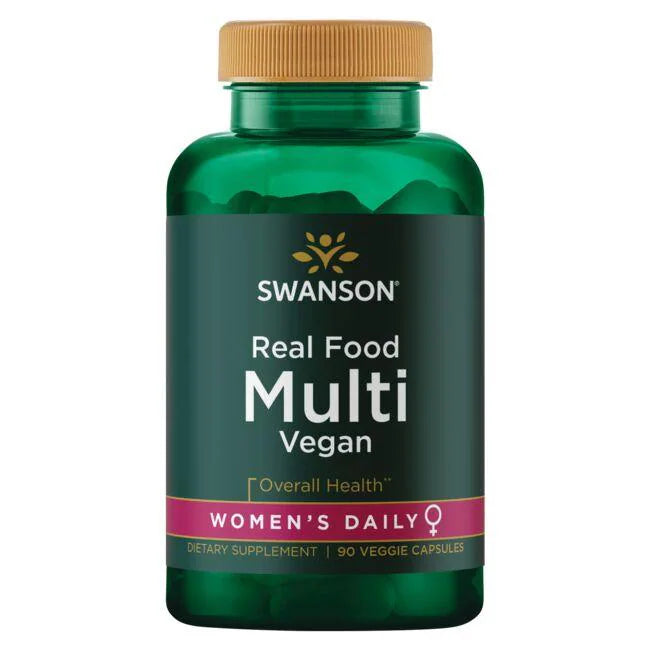 Swanson Real Food Vegan Multi - Women's Daily Ultra 90vcaps