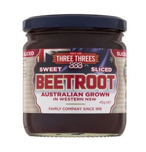 Three Threes Sweet Sliced Beetroot 415gm