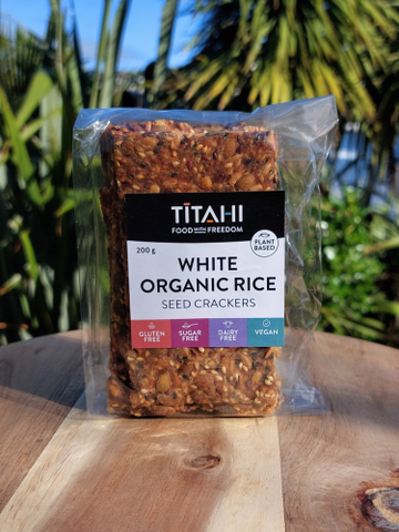 Titahi White Organic Rice Seed Crackers 200gm