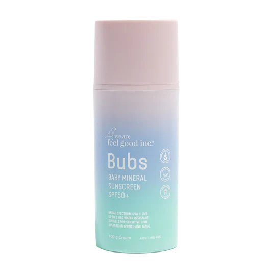 Feel Good Inc Bubs Baby Mineral Sunscreen SFP50+ 100gm