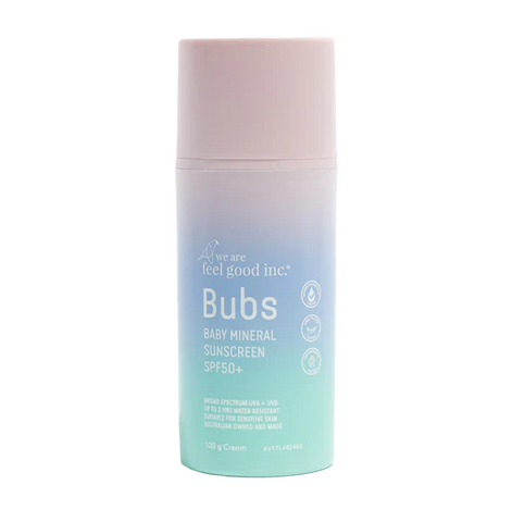 Feel Good Inc Bubs Baby Mineral Sunscreen SFP50+ 100gm
