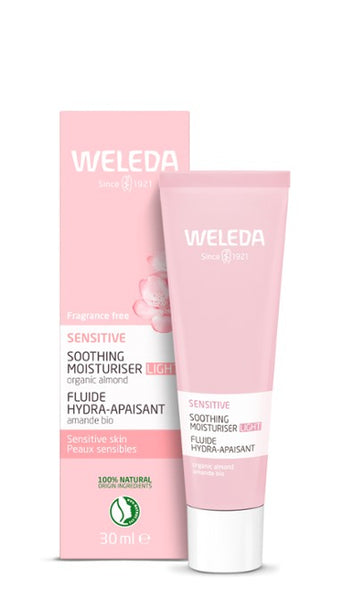 Weleda Sensitive Soothing Moisturiser (Light) - Almond 30ml