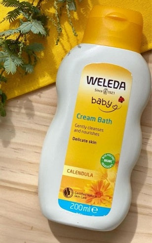 Weleda Baby Calendula Cream Bath 200ml - Special 20% off