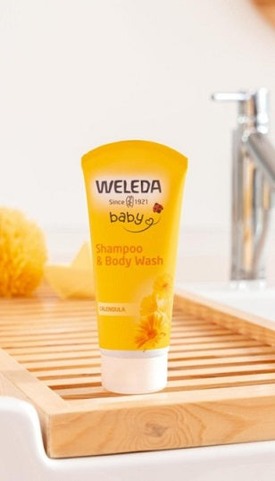 Weleda Calendula Shampoo and Body Wash 200ml - Special 20% off