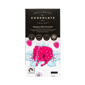 The Wellington Chocolate Factory Raspberry Milk Chocolate Bar