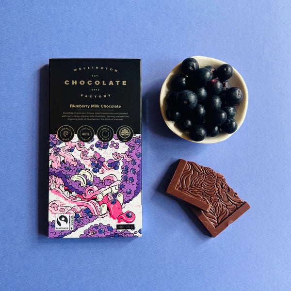 The Wellington Chocolate Factory Blueberry Milk Bar
