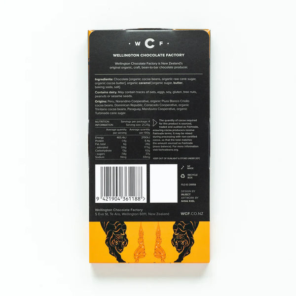 The Wellington Chocolate Factory Salted Caramel Chocolate Bar