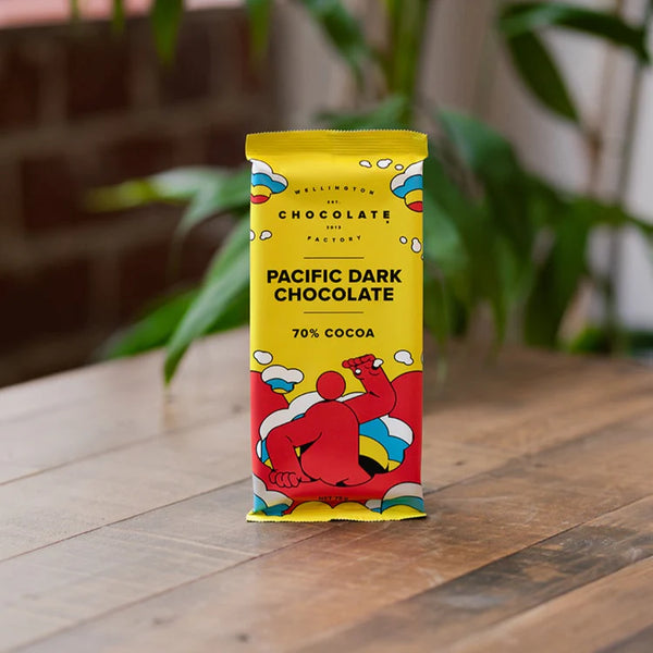 The Wellington Chocolate Factory Pacific Dark Chocolate Bar