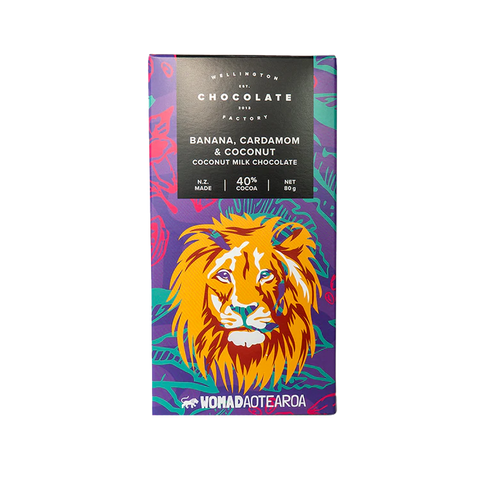 The Wellington Chocolate Factory WOMAD Banana, Coconut & Cardamom Limited Bar