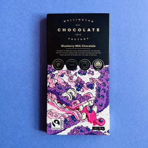 The Wellington Chocolate Factory Blueberry Milk Bar