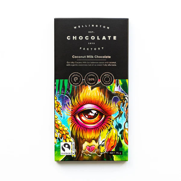 The Wellington Chocolate Factory Coconut Milk Chocolate Bar