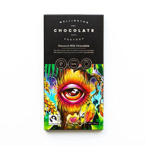 The Wellington Chocolate Factory Coconut Milk Chocolate Bar