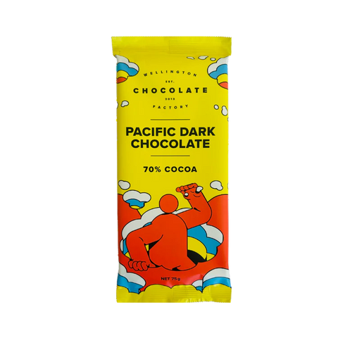 The Wellington Chocolate Factory Pacific Dark Chocolate Bar