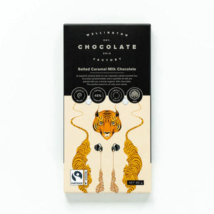 The Wellington Chocolate Factory Milk Salted Caramel Chocolate Bar