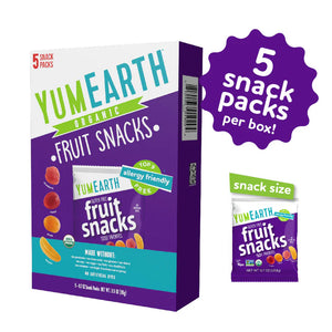 YumEarth Organic Fruit Snacks 5x18.9gm